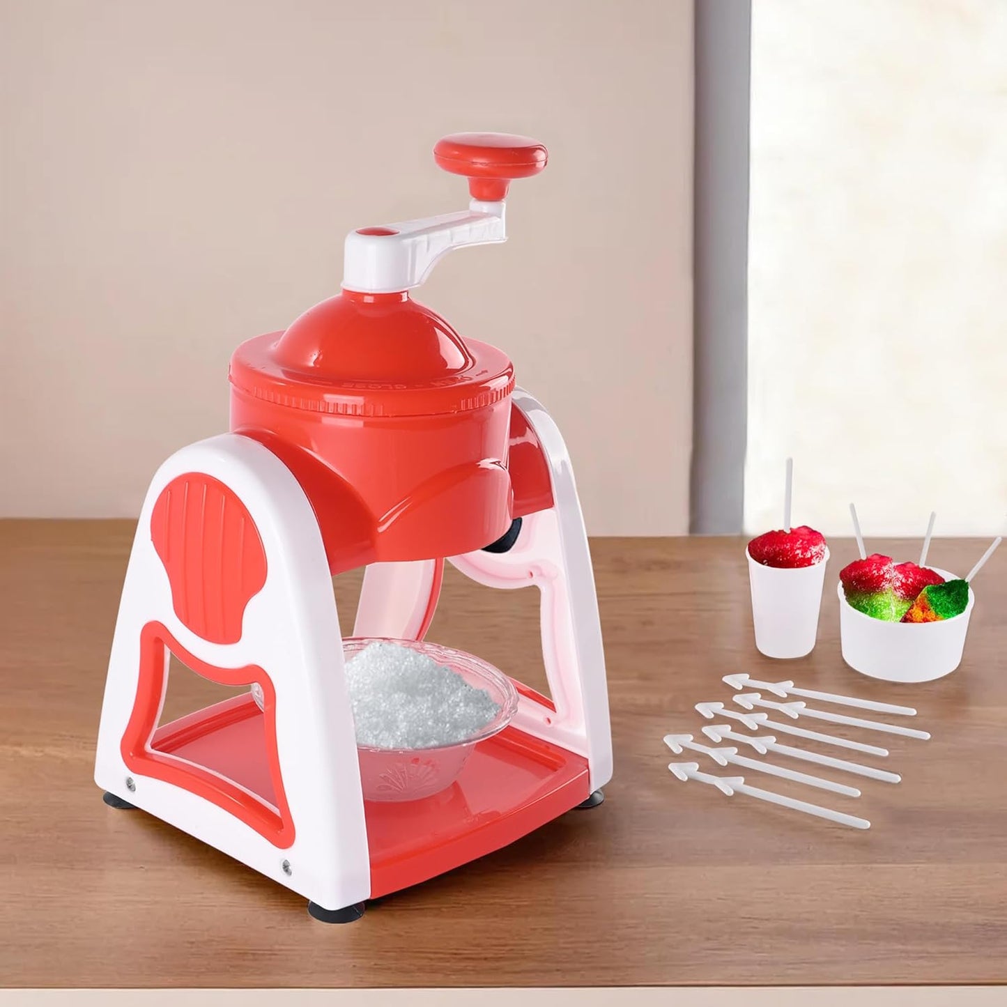 Manual Ice Gola Maker and Ice Crusher Machine