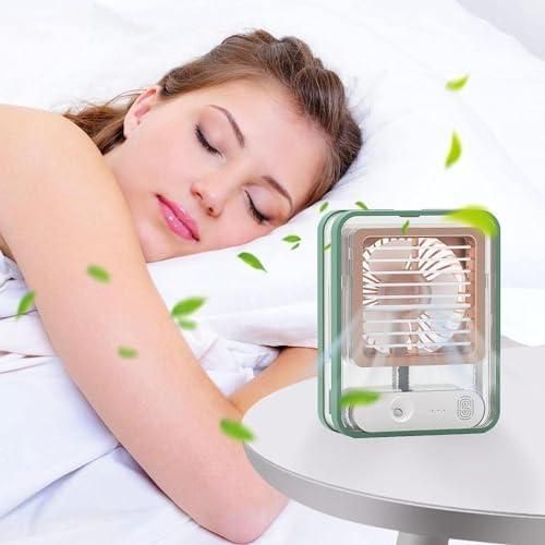 Rechargeable  Mini USB Fan With Mist Water Spray